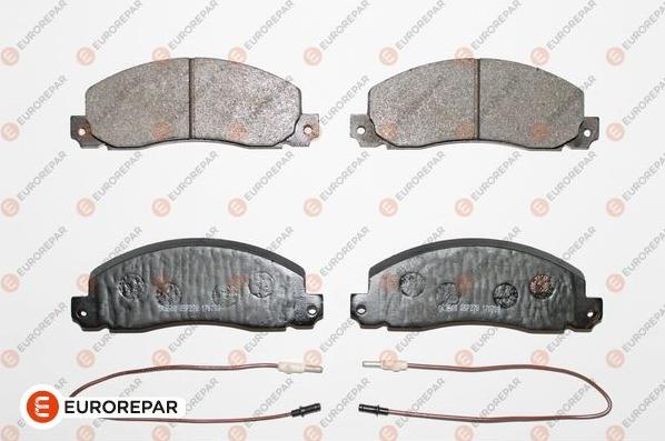 EUROREPAR 1617273480 - Bremžu uzliku kompl., Disku bremzes www.autospares.lv