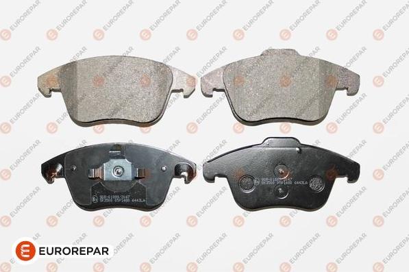 EUROREPAR 1617273380 - Bremžu uzliku kompl., Disku bremzes www.autospares.lv