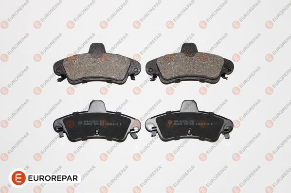 EUROREPAR 1617272280 - Bremžu uzliku kompl., Disku bremzes www.autospares.lv