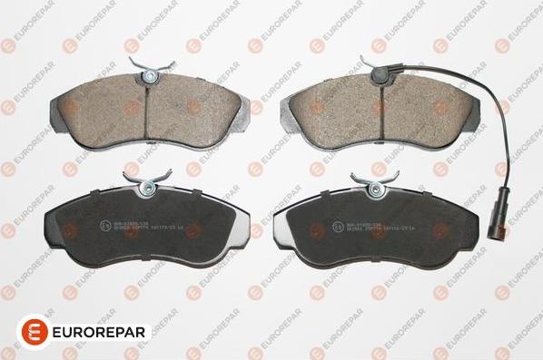 EUROREPAR 1617277980 - Brake Pad Set, disc brake www.autospares.lv