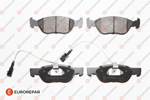 EUROREPAR 1617277780 - Bremžu uzliku kompl., Disku bremzes www.autospares.lv