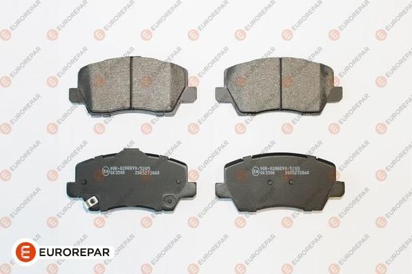 EUROREPAR 1689807880 - Bremžu uzliku kompl., Disku bremzes www.autospares.lv