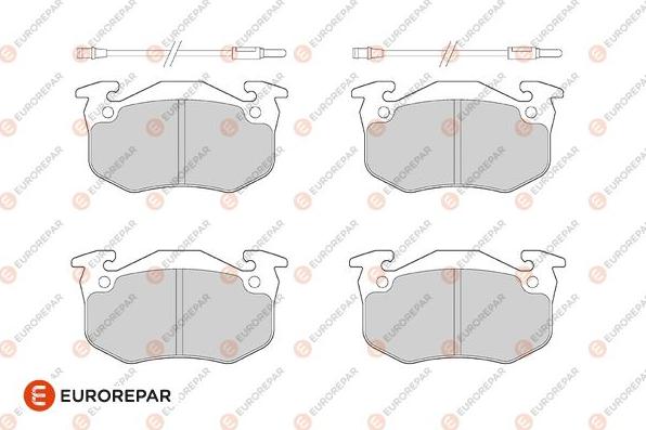 EUROREPAR 1686269780 - Bremžu uzliku kompl., Disku bremzes www.autospares.lv