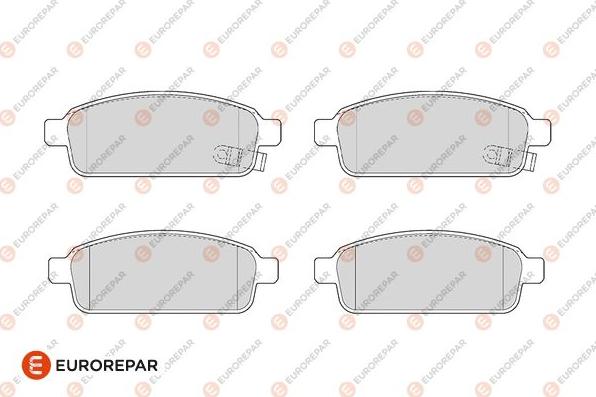 EUROREPAR 1686264080 - Brake Pad Set, disc brake www.autospares.lv