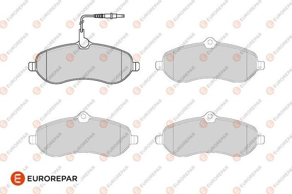 EUROREPAR 1686265980 - Bremžu uzliku kompl., Disku bremzes www.autospares.lv