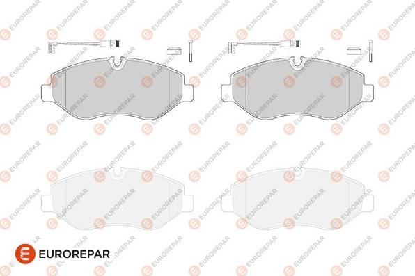 EUROREPAR 1686268180 - Bremžu uzliku kompl., Disku bremzes www.autospares.lv