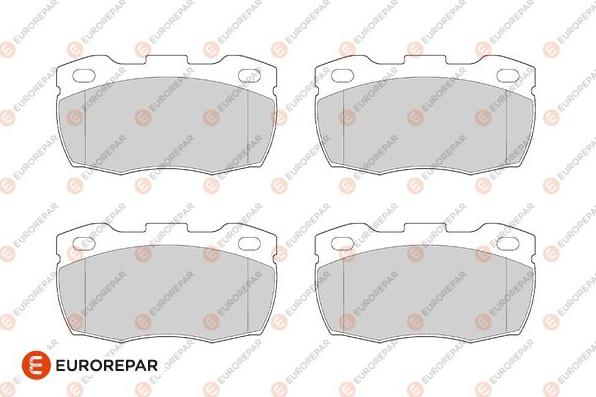 EUROREPAR 1686279480 - Bremžu uzliku kompl., Disku bremzes www.autospares.lv