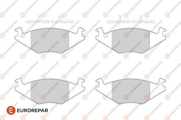 EUROREPAR 1686275780 - Тормозные колодки, дисковые, комплект www.autospares.lv