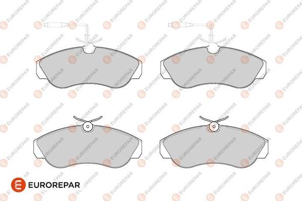 EUROREPAR 1686276680 - Brake Pad Set, disc brake www.autospares.lv