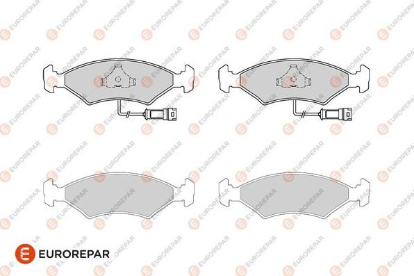 EUROREPAR 1686278680 - Bremžu uzliku kompl., Disku bremzes www.autospares.lv