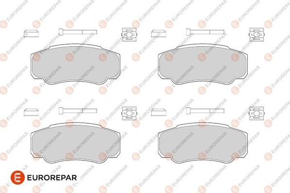 EUROREPAR 1686278080 - Bremžu uzliku kompl., Disku bremzes www.autospares.lv