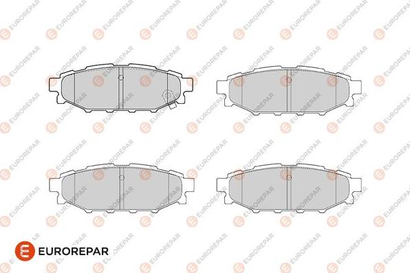 EUROREPAR 1686272280 - Brake Pad Set, disc brake www.autospares.lv