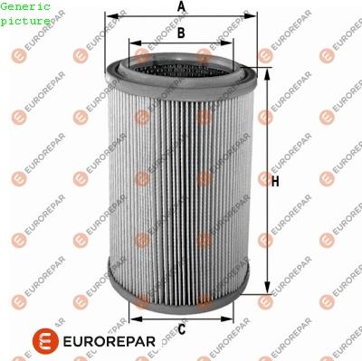 EUROREPAR 1680349880 - Air Filter, engine www.autospares.lv