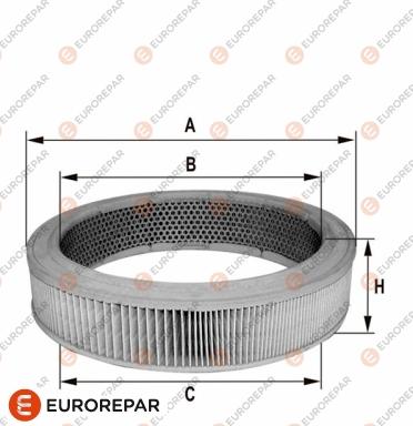 EUROREPAR 1680347780 - Gaisa filtrs www.autospares.lv