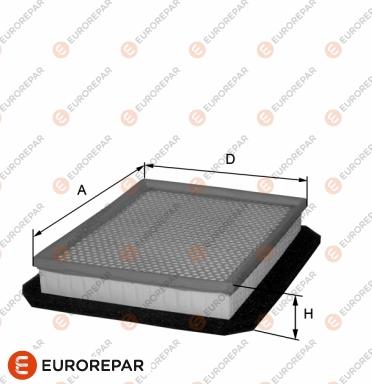 EUROREPAR 1680330280 - Gaisa filtrs www.autospares.lv