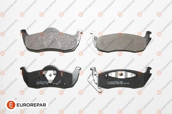 EUROREPAR 1681164480 - Bremžu uzliku kompl., Disku bremzes www.autospares.lv