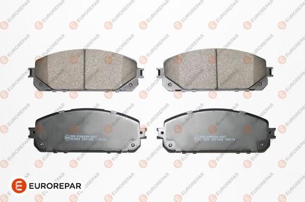 EUROREPAR 1681164180 - Bremžu uzliku kompl., Disku bremzes www.autospares.lv