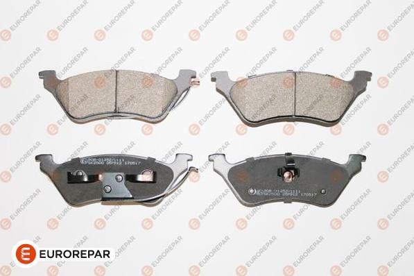 EUROREPAR 1681165680 - Bremžu uzliku kompl., Disku bremzes www.autospares.lv