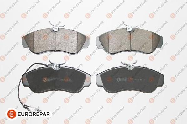 EUROREPAR 1681166180 - Brake Pad Set, disc brake www.autospares.lv