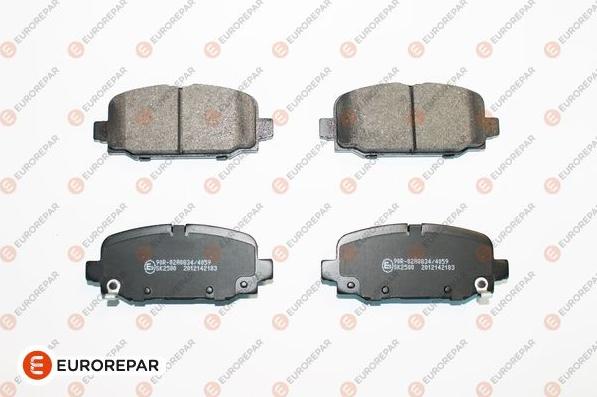 EUROREPAR 1681166280 - Bremžu uzliku kompl., Disku bremzes www.autospares.lv