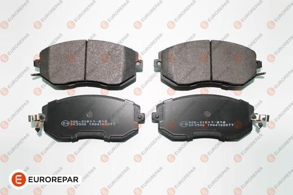 EUROREPAR 1681167980 - Bremžu uzliku kompl., Disku bremzes www.autospares.lv