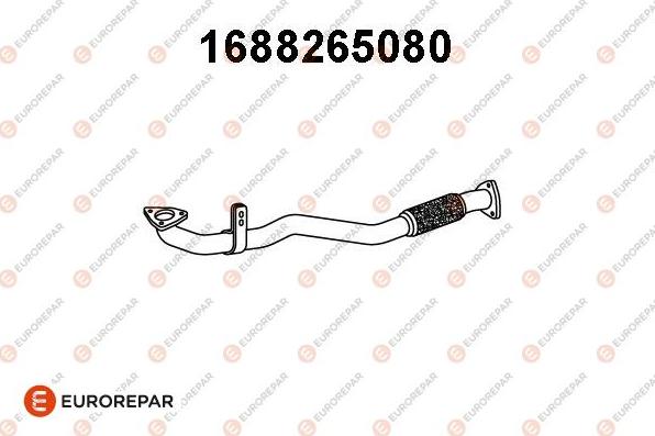 EUROREPAR 1688265080 - Izplūdes caurule www.autospares.lv