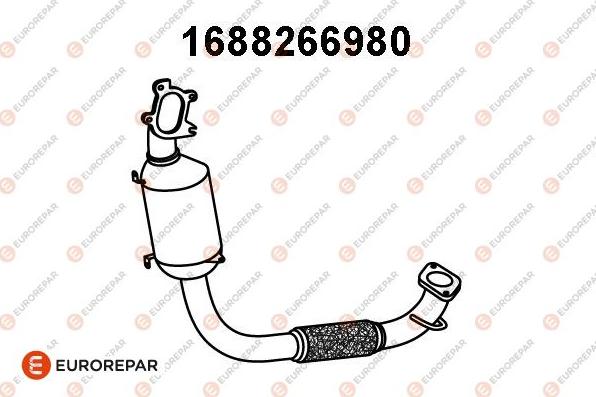 EUROREPAR 1688266980 - Katalizators www.autospares.lv