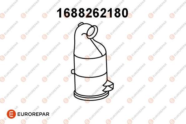 EUROREPAR 1688262180 - Катализатор www.autospares.lv