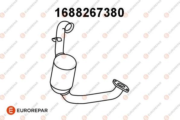 EUROREPAR 1688267380 - Катализатор www.autospares.lv