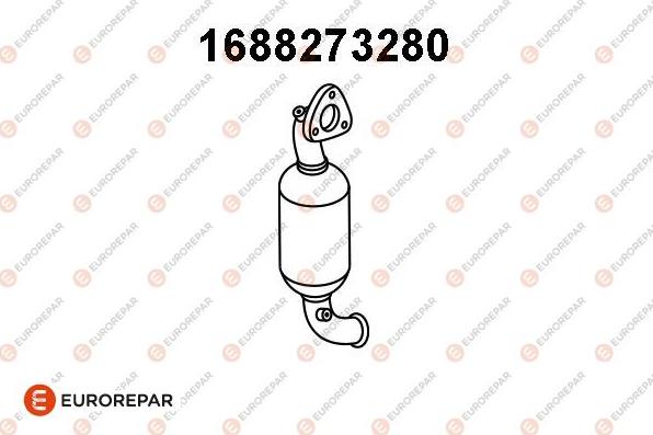 EUROREPAR 1688273280 - Katalizators www.autospares.lv