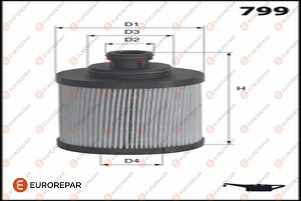 EUROREPAR 1682953880 - Oil Filter www.autospares.lv