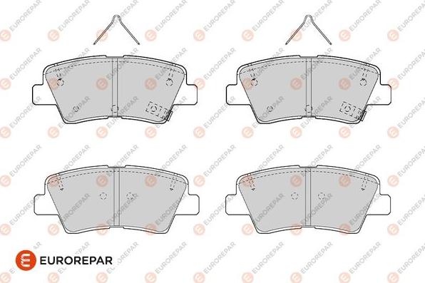 EUROREPAR 1682312780 - Brake Pad Set, disc brake www.autospares.lv