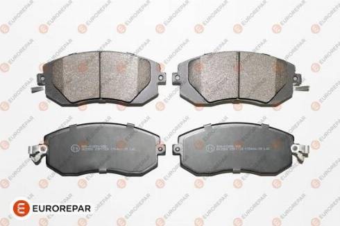 EUROREPAR 1682324380 - Bremžu uzliku kompl., Disku bremzes www.autospares.lv