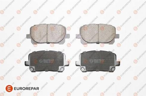 EUROREPAR 1682326580 - Bremžu uzliku kompl., Disku bremzes www.autospares.lv