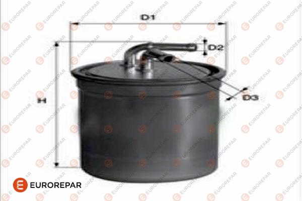 EUROREPAR 1682254980 - Fuel filter www.autospares.lv