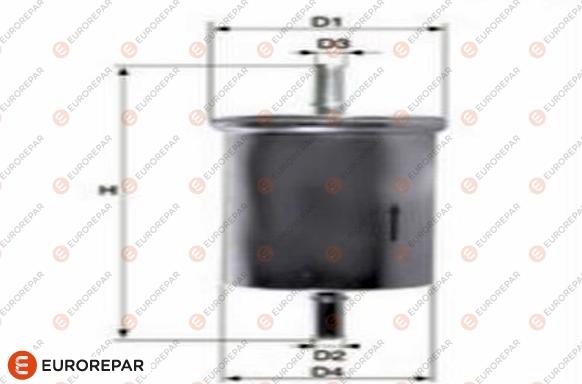 EUROREPAR 1682254580 - Degvielas filtrs www.autospares.lv