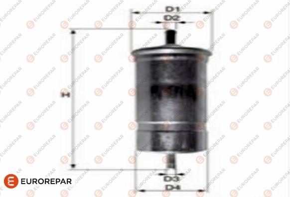 EUROREPAR 1682253980 - Degvielas filtrs www.autospares.lv