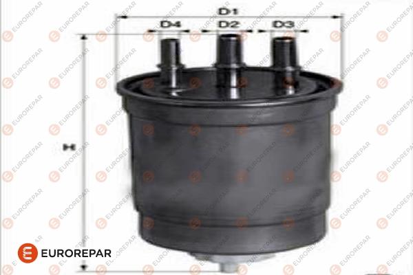 EUROREPAR 1682253480 - Degvielas filtrs www.autospares.lv