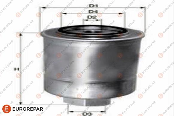 EUROREPAR 1682253680 - Degvielas filtrs autospares.lv