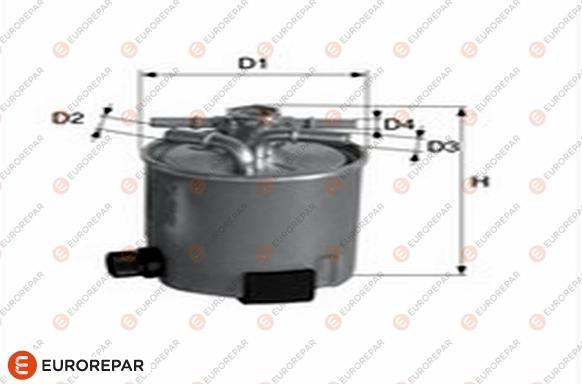 EUROREPAR 1682252780 - Degvielas filtrs www.autospares.lv