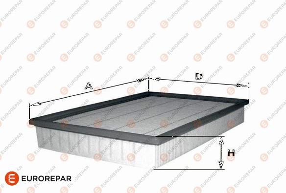 EUROREPAR 1682268180 - Gaisa filtrs autospares.lv