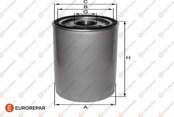 EUROREPAR 1682285380 - Eļļas filtrs autospares.lv