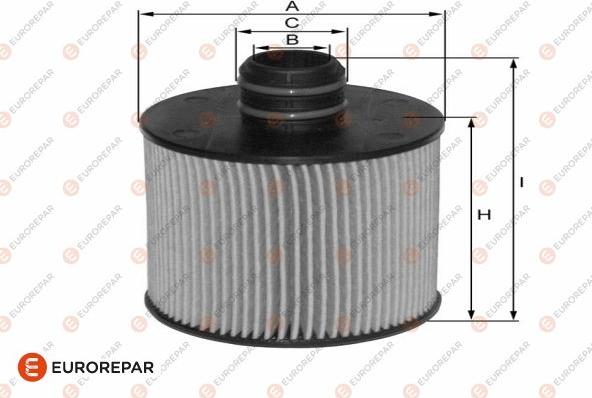 EUROREPAR 1682287280 - Eļļas filtrs www.autospares.lv