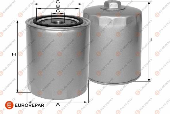 EUROREPAR 1682272580 - Eļļas filtrs www.autospares.lv