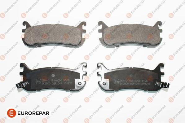 EUROREPAR 1639369880 - Bremžu uzliku kompl., Disku bremzes www.autospares.lv