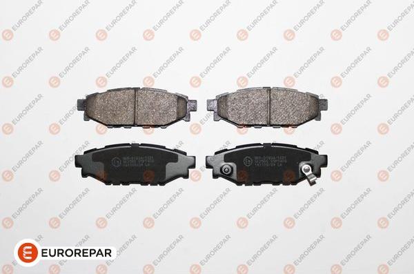 EUROREPAR 1639380080 - Brake Pad Set, disc brake www.autospares.lv