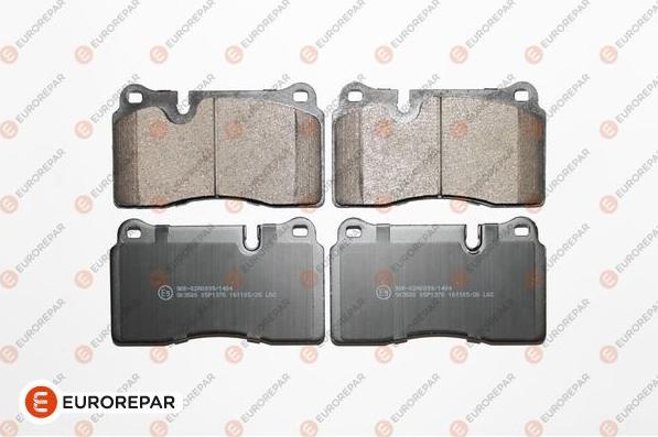 EUROREPAR 1639380180 - Bremžu uzliku kompl., Disku bremzes www.autospares.lv