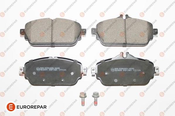 EUROREPAR 1639381880 - Bremžu uzliku kompl., Disku bremzes www.autospares.lv