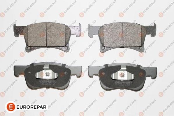 EUROREPAR 1639383080 - Bremžu uzliku kompl., Disku bremzes www.autospares.lv