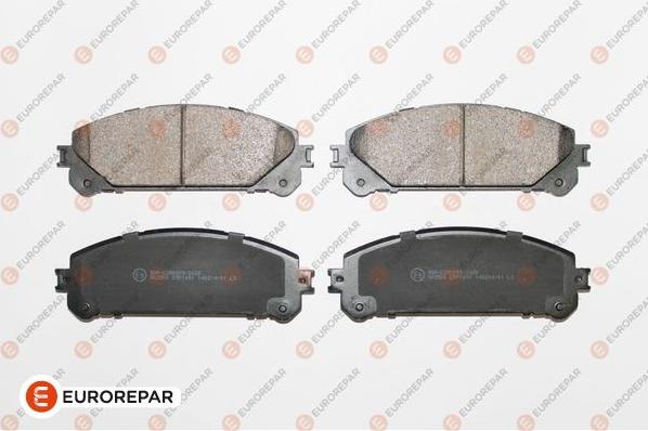 EUROREPAR 1639382180 - Bremžu uzliku kompl., Disku bremzes www.autospares.lv